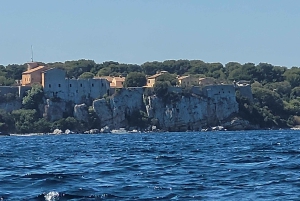 Golfe-Juan: Lérins-øerne/Cap d'Antibes: Speedbådtur 1 time og 30 minutter