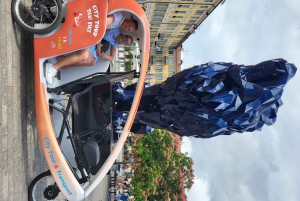 Nizza : Visite Guidée en Vélotaxi à assistance électrique.