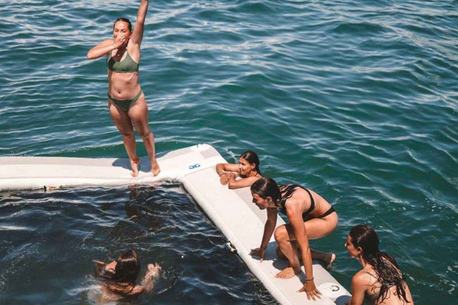 Le Grau-du-Roi: Pool Slide Party on a Catamaran