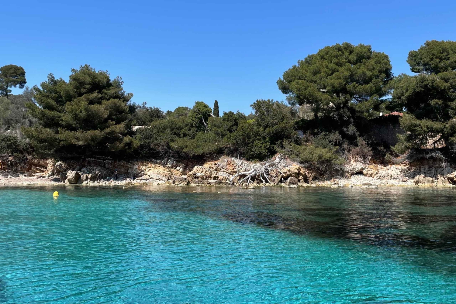 Seilferd til Lérins-øyene, snorkling og padlebrett