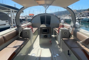 Seilferd til Lérins-øyene, snorkling og padlebrett