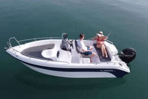 Mandelieu ja Esterel-vuori veneellä ilman lupaa