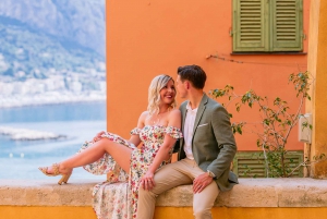 Menton: Privat fotografering med en professionell fotograf