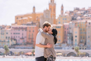 Menton: Privat fotografering med en professionell fotograf