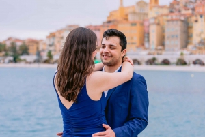 Menton: Privat fotografering med en professionell fotograf