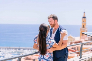 Menton: Privat fotografering med en professionell fotograf