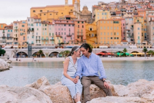 Menton: Privat fotografering med en professionell fotograf