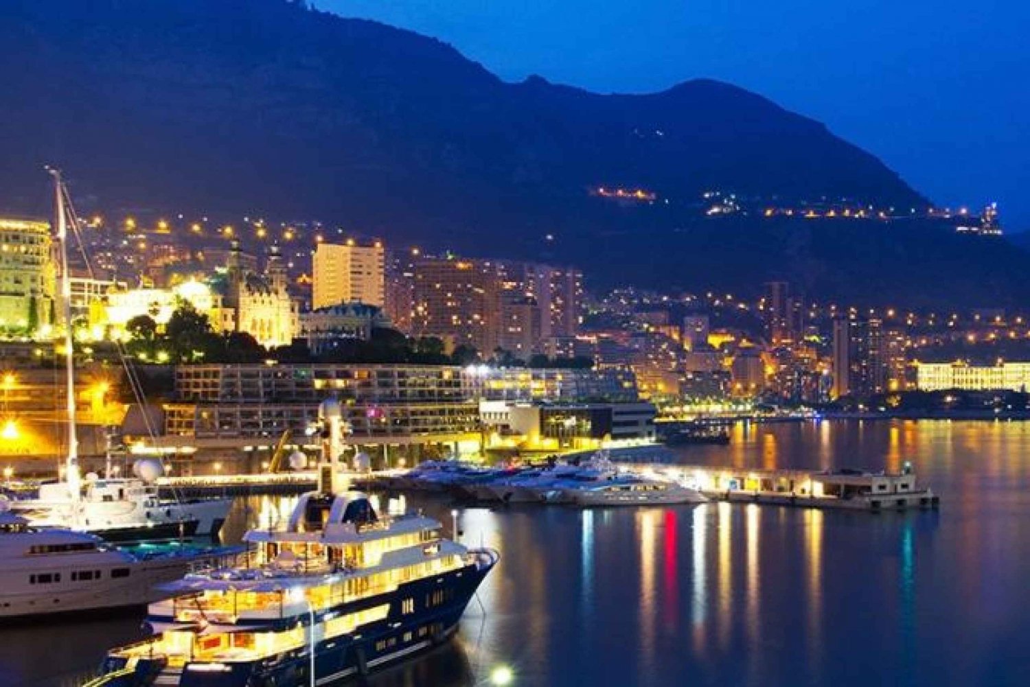 Från Nice: Nattlig bussutflykt på fyra timmar till Monaco