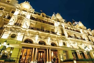 Monako nocą 4-godzinna wycieczka minivanem z Nicei