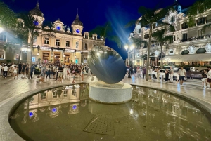 Monaco : visite nocturne du village d'Èze, de Monaco-Ville et de Monte-Carlo