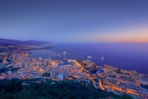 Tour privato di Monaco, Monte Carlo, Eze, Paesaggio diurno e notturno