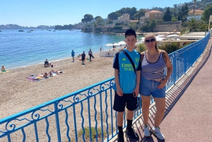 Monaco, vue panoramique sur Nice, Beaulieu, Saint-Jean-Cap-Ferrat