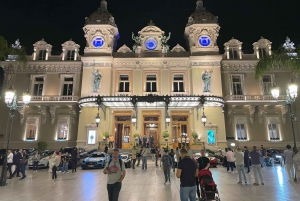 Monaco : visite nocturne privée avec le village d'Eze et le casino