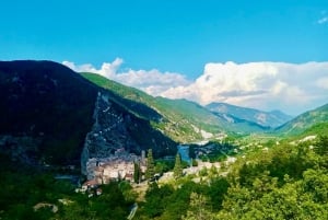From Nice: Annot and Entrevaux Hiking Tour with Train Ride