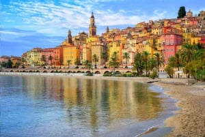 Nice Airport: Private Transfer to/from Menton