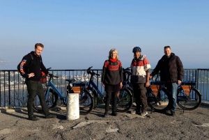 Nice og de panoramiske omgivelsene på elsykkel