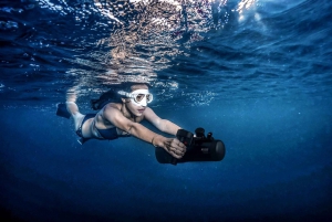 Nicea, Cap d'Ail: Wycieczka snorkelingowa skuterem morskim