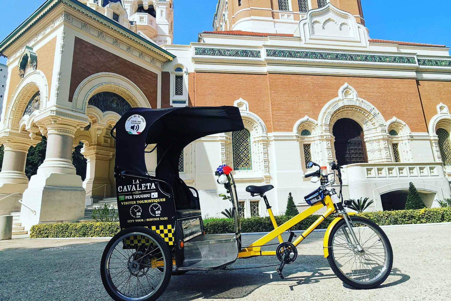 Nicea: wycieczka po mieście elektryczną rikszą z lokalnym przewodnikiem