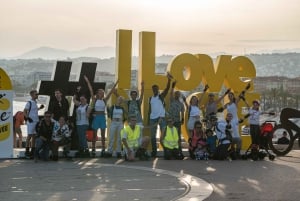 Nizza rullaluistimilla auringonlaskun aikaan ja livemusiikkia!