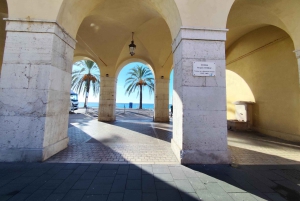 Nizza: Familien-City-Tour mit dem Fahrrad Elektrotaxi (4 Komfortsitze)