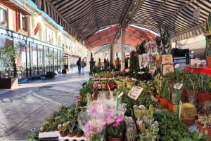 Nizza: Familien-City-Tour mit dem Fahrrad Elektrotaxi (4 Komfortsitze)