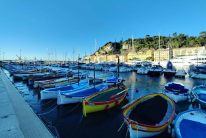 Nizza: Familien-City-Tour mit dem Fahrrad Elektrotaxi (4 Komfortsitze)