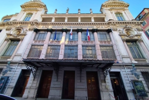 Nice: Visita familiar à cidade em bicicleta Táxi elétrico (4 lugares confortáveis)