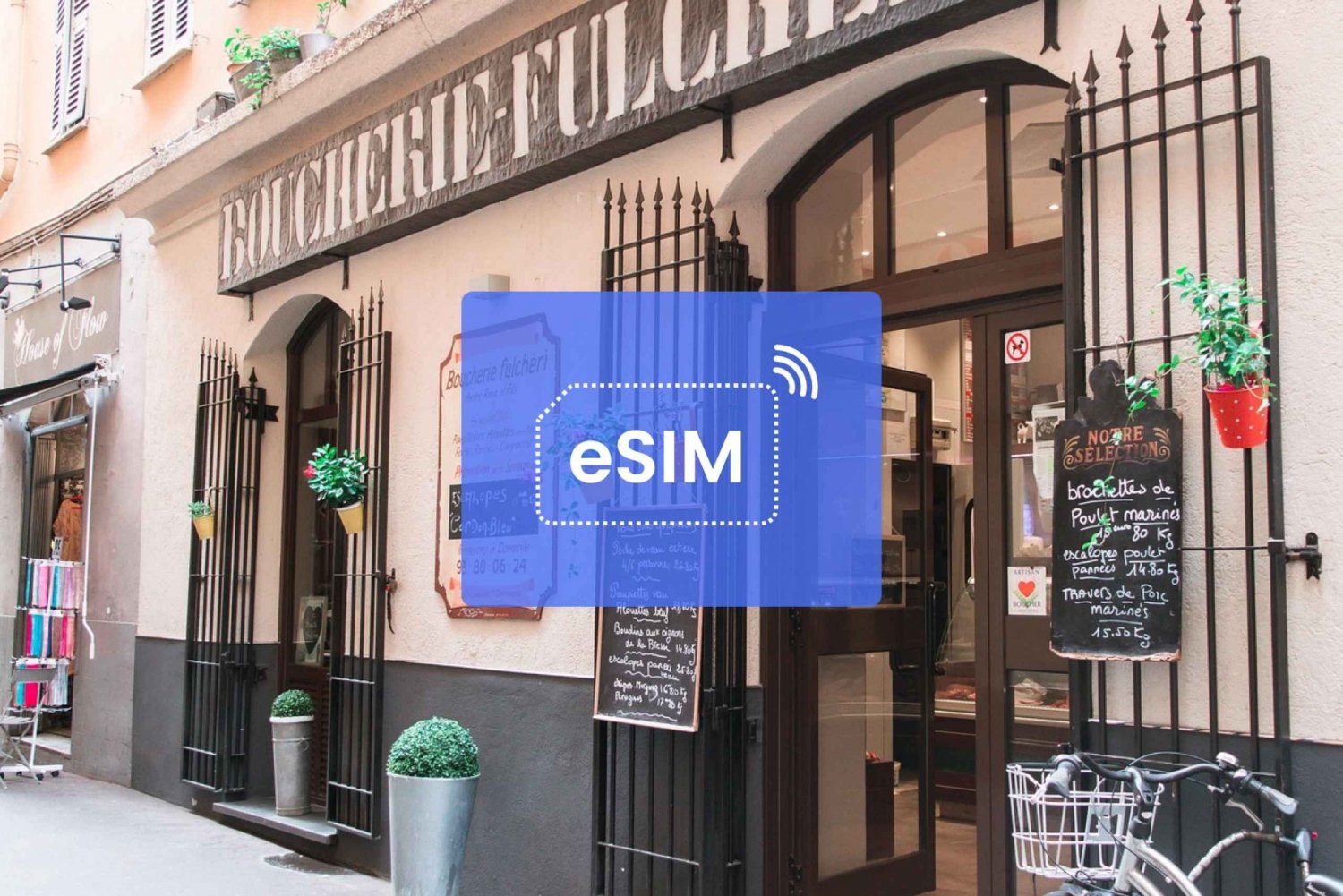 Nice: France/ Europe eSIM Roaming Mobile Data Plan