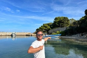 Nice: Mala-grottorna, Villefranche & båttur med snorkling