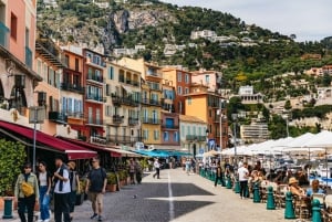 Nizza: Grotte di Mala, Villefranche e tour in barca per lo snorkeling