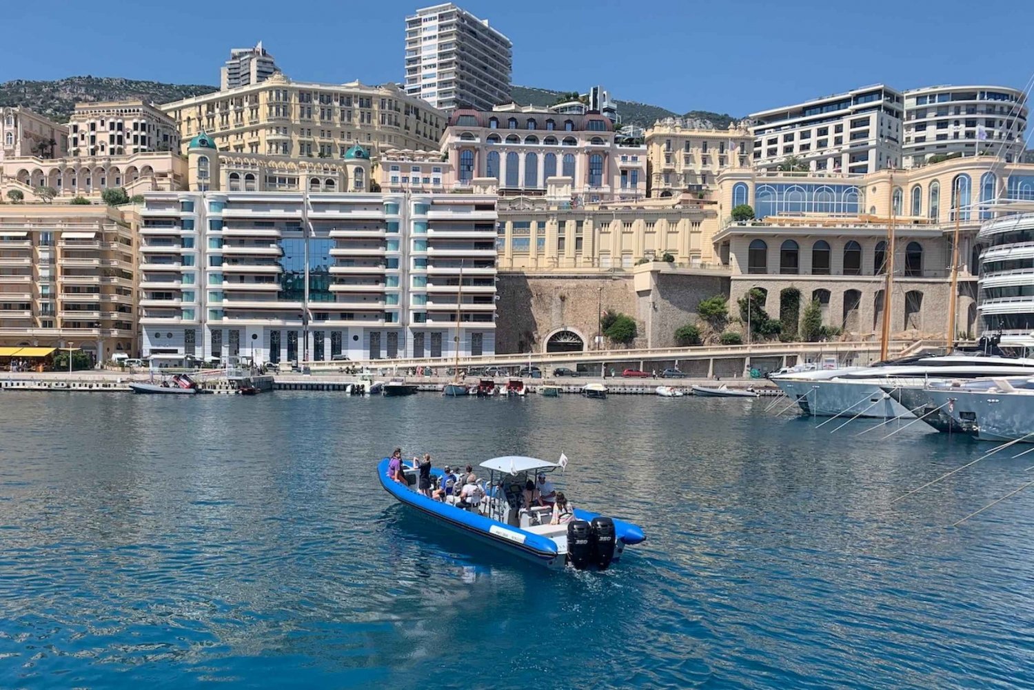 Nice: Monaco & Mala Caves båttur med frukost på havet