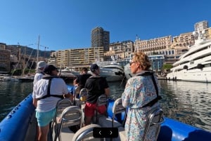 Nice: Monaco & Mala Grotten Boottocht met Ontbijt op Zee