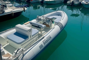 Nice: Privat båttur med snorkling och vackra vyer