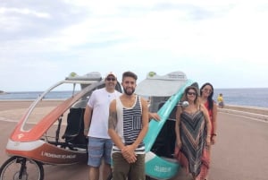 Ницца: частная экскурсия с гидом на электрическом велосипеде-такси