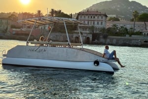 Nice: Private Sunset Tour on Solar Powered Boat