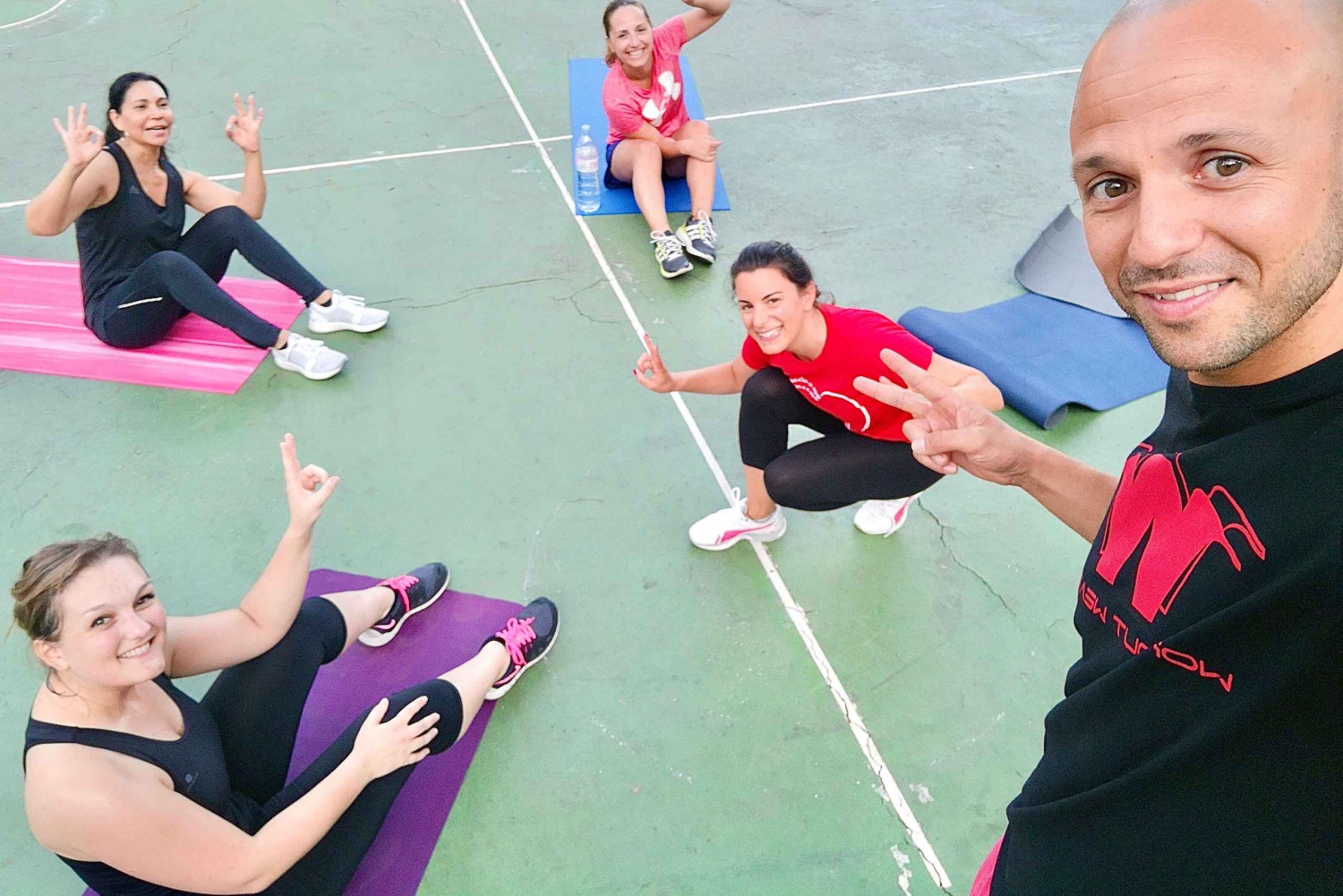 Nizza: Lezioni private di yoga e boxe con vista