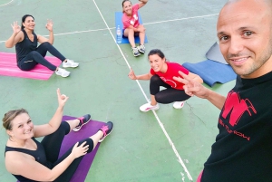 Nizza: Lezioni private di yoga e boxe con vista