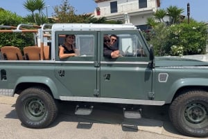 Nice : coucher de soleil et dégustation de vins en Defender avec vue panoramique