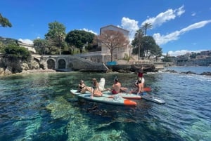 Nizza: Tour in bicicletta e paddleboard di Villefranche-sur-Mer