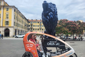 Nizza : Geführte Besichtigung mit dem Vélotaxi mit elektrischer Unterstützung.