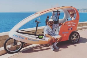 Nice : Visita privada 1H em Vélotaxi com um guia local.