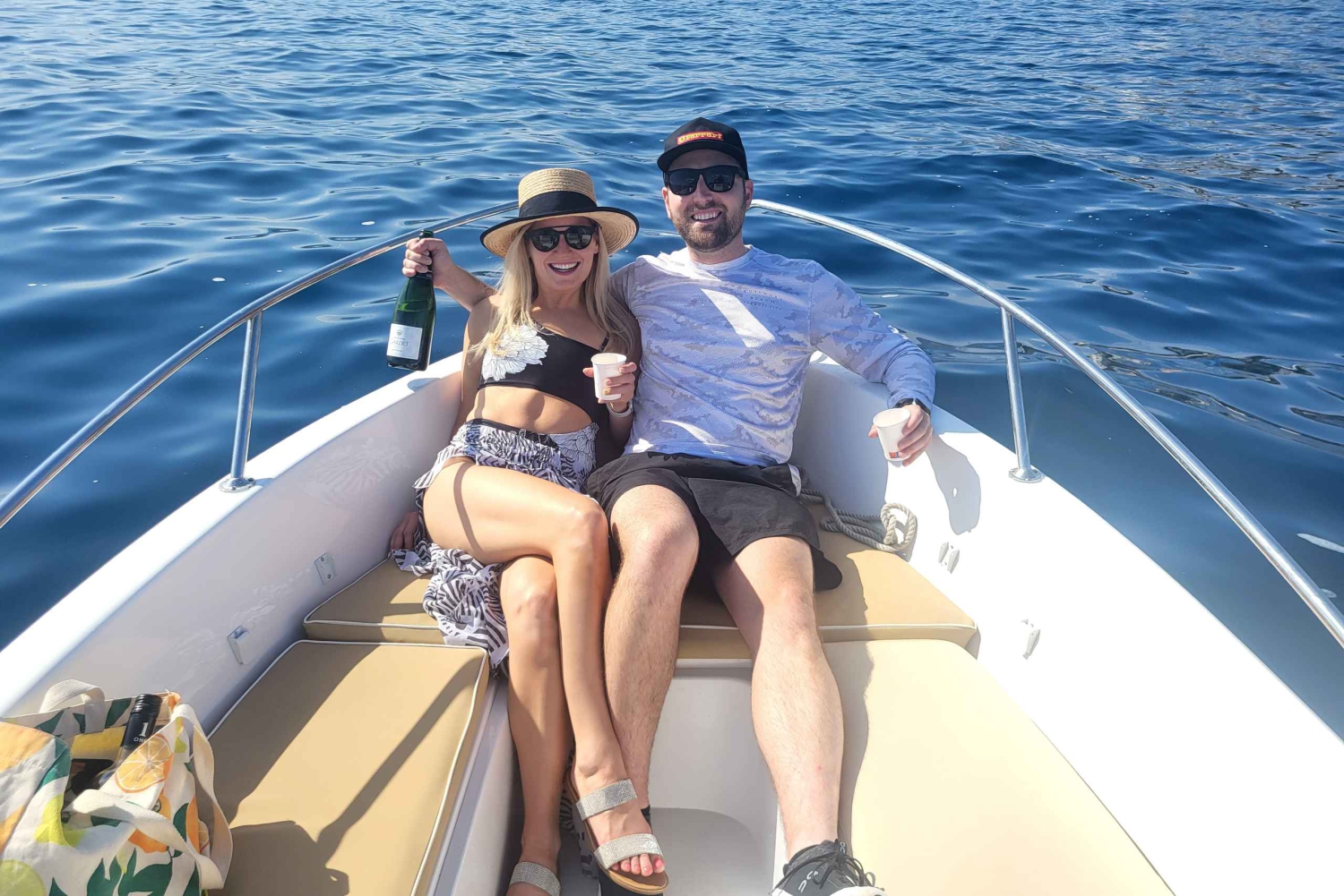 Nice: Visita privada em bicicleta e barco 3h Villefranche-Cap ferrat