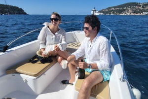 Nice: Visita privada em bicicleta e barco 3h Villefranche-Cap ferrat