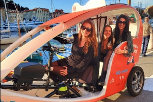 Nice: Visita privada em bicicleta e barco 3h Villefranche-Cap ferrat