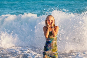 Photoshoot 'Trash the dress' à Nice, France