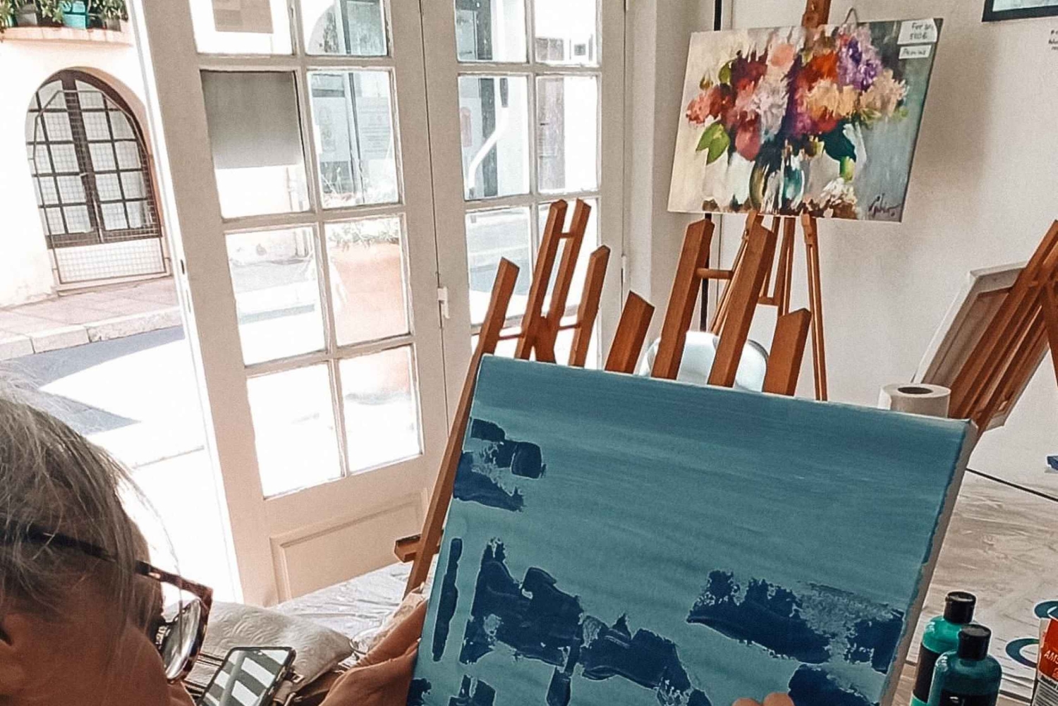 Private 2 Hours Painting Class near Cannes
