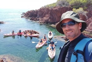 Roches Rouges d'Agay, Estérel Kayak Guided Visit