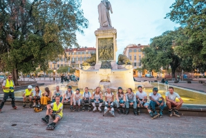 Nizza rullaluistimilla auringonlaskun aikaan ja livemusiikkia!