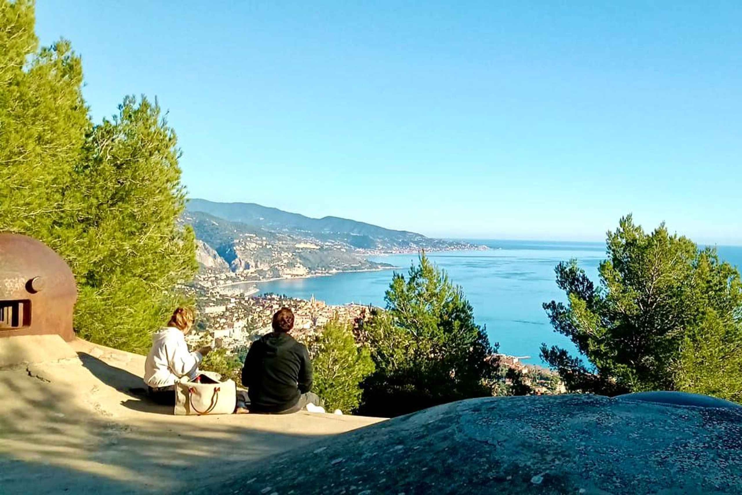 Roquebrune-landsbyen og Grimaldi-slottet - spasertur