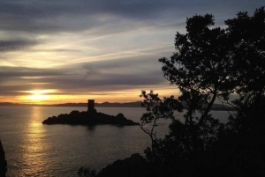 Saint-Raphaël : Sunset Cruise Cape Dramont & Golden Island